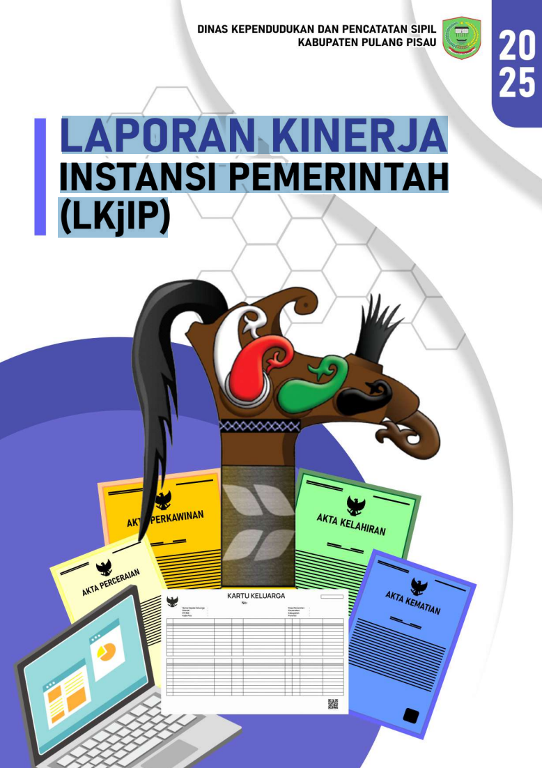 Laporan Kinerja Tahun Dinas Dukcapil Kab. Pulang Pisau 2025